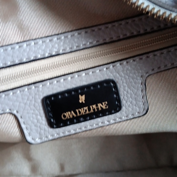 Ora Delphine Gray Leather Satchel Bag ■ Replacement Guitar Strap - Picture 11 of 13